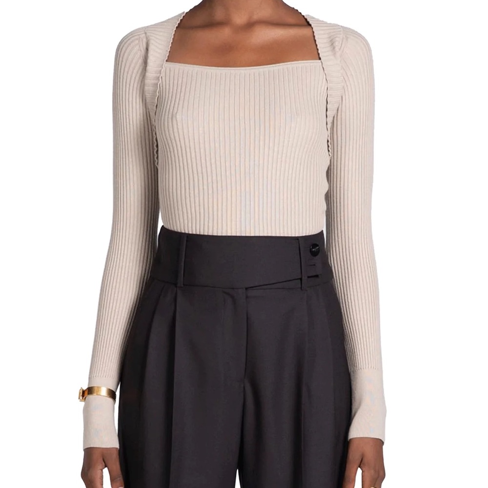 Never Worn - Attire the Studio organic cotton square neck sweater